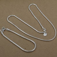 ensemble chaine et bracelet en argent